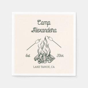 Camp Bachelorette Party Napkin