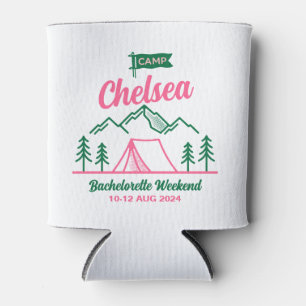 Camp Bachelorette Party Weekend Away Can Cooler