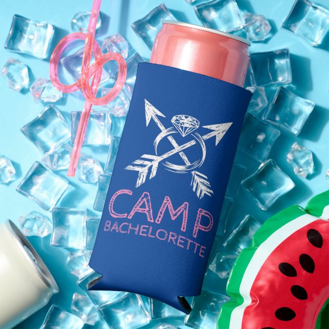 Camp Bachelorette Seltzer Can Cooler (In Situ Summer)