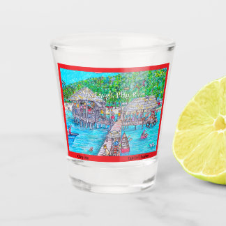 Camp bay shot glass