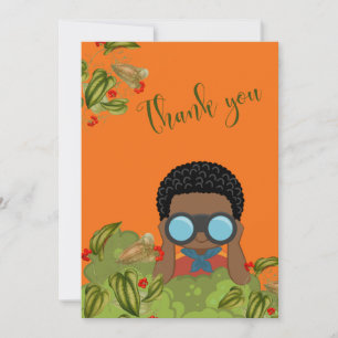Camp Birthday Thank You Card