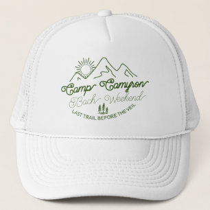 Camp Bride Custom Bachelorette Green  Trucker Hat