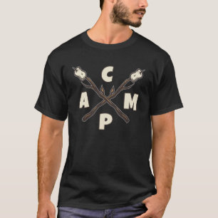 CAMP Camping Essentials Marshmallow On A Stick Cam T-Shirt