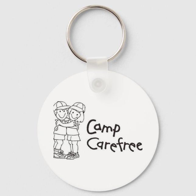 Camp Carefree Products Keychain (Front)