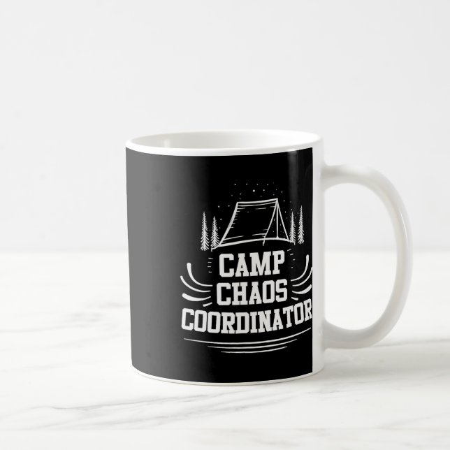 Camp Chaos Coordinator - Summer Adventure Camp Cou Coffee Mug (Right)