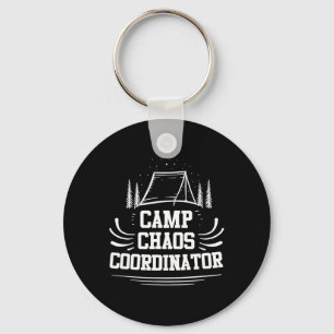 Camp Chaos Coordinator - Summer Adventure Camp Cou Keychain