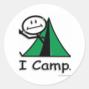 Camp Classic Round Sticker