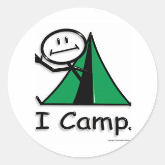 Camp Classic Round Sticker
