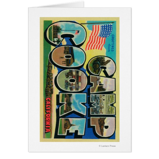 Camp Cooke, California - Large Letter Scenes (Front)