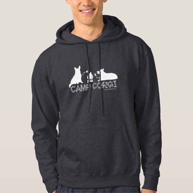 Camp Corgi Dark Shirt (Front)