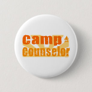 Camp Counsellor 2 Inch Round Button