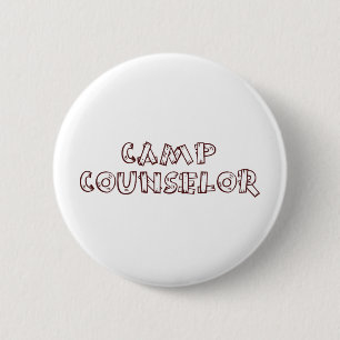 Camp Counsellor 2 Inch Round Button