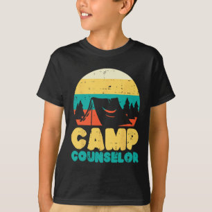 Camp Counsellor Camping Director Camper Men Women  T-Shirt