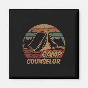 Camp Counsellor Camping Lovers Gifts Camper Magnet