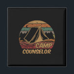Camp Counsellor Camping Lovers Gifts Camper  Magnet<br><div class="desc">Camp Counsellor Camping Lovers Gifts Camper</div>