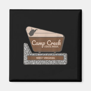 Camp Creek State Park West Virginia Welcome Sign S Magnet