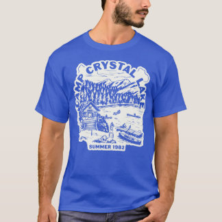 Camp Crystal Lake Summer 82 on dark T-Shirt