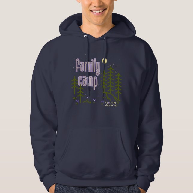 Camp de famille 2023 Sweat - shirt à capuche "Mens (Devant)