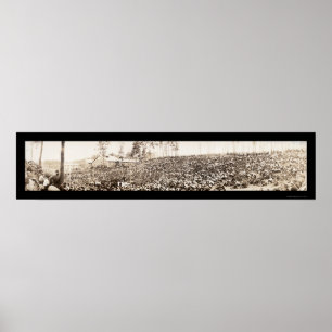 Camp Devens MA Photo 1918 Poster