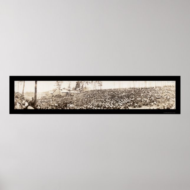   Camp Devens MA Photo 1918 Poster (Front)