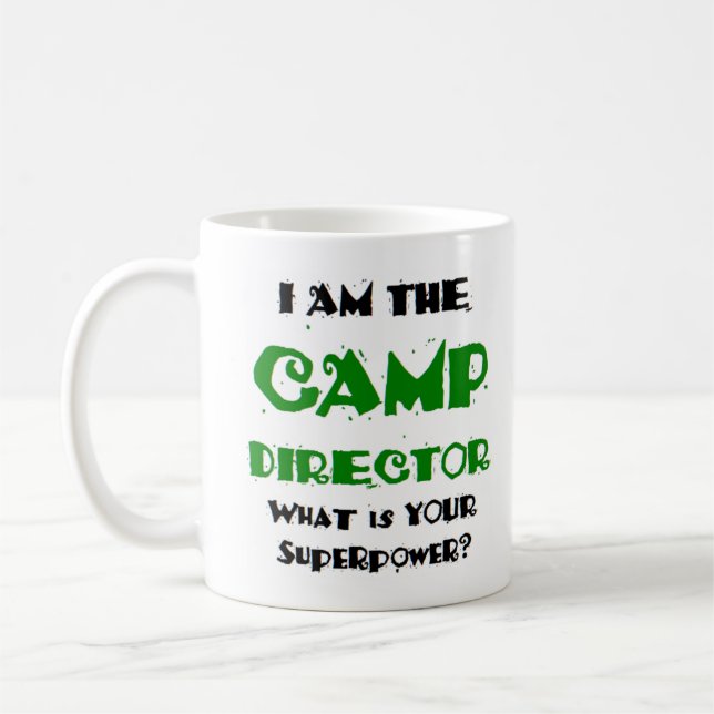 camp director coffee mug (Left)