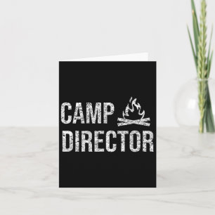 Camp Director Shirt - Camping Camper Design Gift Card