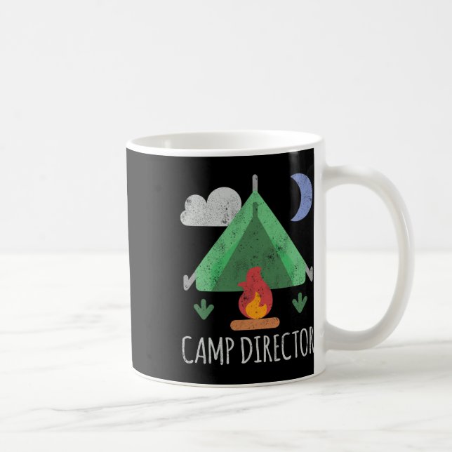 Camp Director Shirt Funny Camping  Coffee Mug (Right)