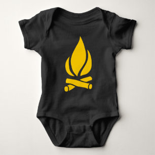 Camp Fire Baby Bodysuit