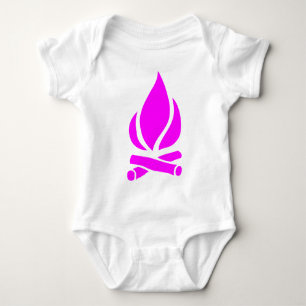 Camp Fire Baby Bodysuit