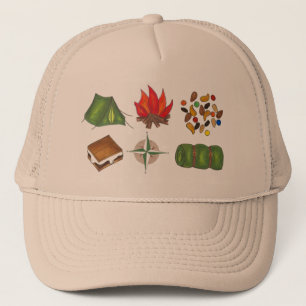 Camp Fire Sac de couchage Tente Compass Casquette 