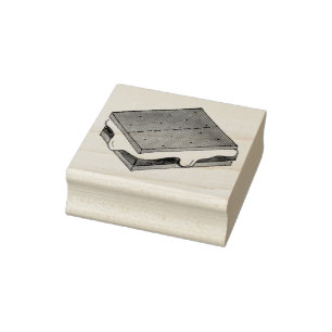 Camp Fire S'mores Chocolate Toasted Marshmallow Rubber Stamp