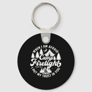 Camp Firelight Vacation Bible School Christian Sum Keychain