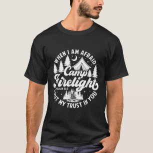 Camp Firelight Vacation Bible School Christian Sum T-Shirt