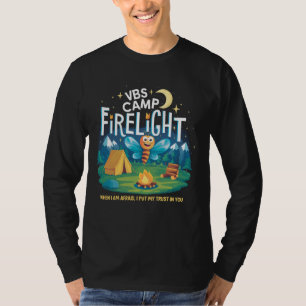 Camp Firelight VBS Camp Vacation Bible School Fire T-Shirt