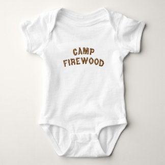 Camp Firewood Baby Bodysuit