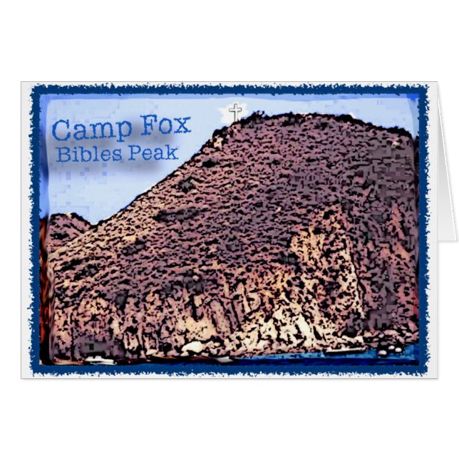 Camp Fox: Bibles Peak Altered Photo (Front Horizontal)