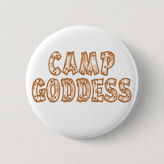 Camp Goddess 2 Inch Round Button