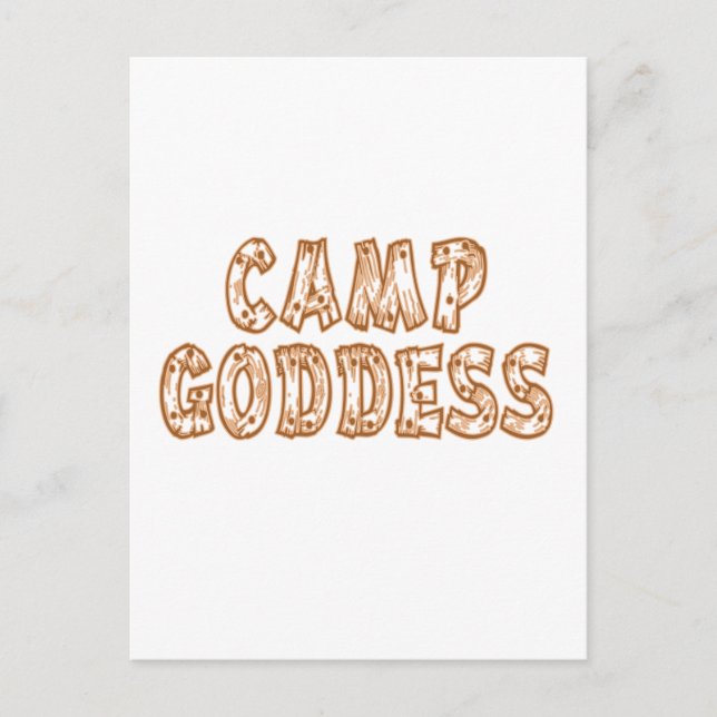 Camp Goddess Postcard (Front)