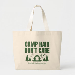 Camp Hair Bachelorette Green Tote Bag