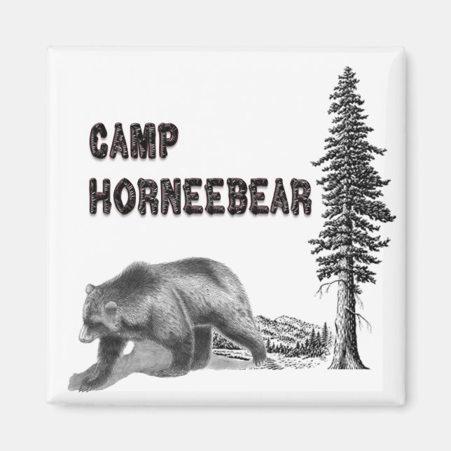 Camp Horneebear Magnet (Front)