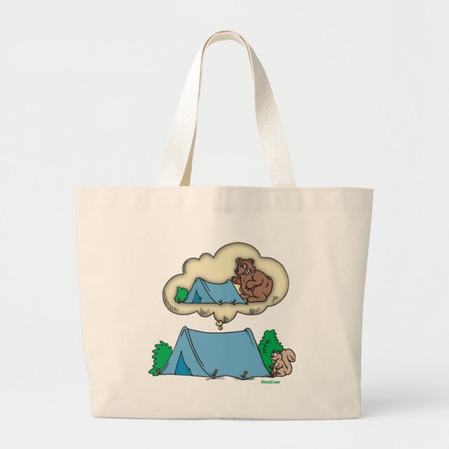 CAMP-imagine Large Tote Bag (Front)