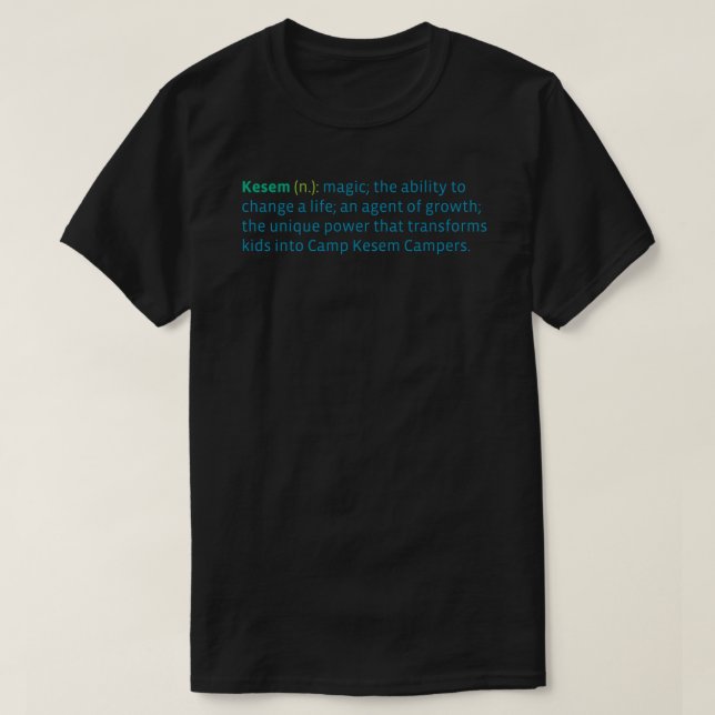 Camp Kesem Sticker.png T-Shirt (Design Front)