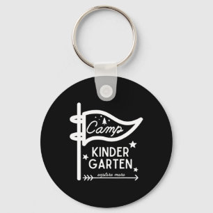 Camp Kindergarten Teacher Funny Camper Camps Campi Keychain