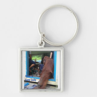 Camp Leakey Orangutan views Born To Be Wild Keychain