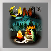 Camp Life - Camping Nature Hiking Fire Backpack