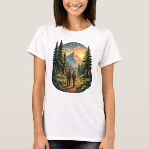 Camp Life Feels Right – Meadow Path Tee USA