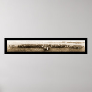 Camp Mabry TX Guard Photo 1921 Poster