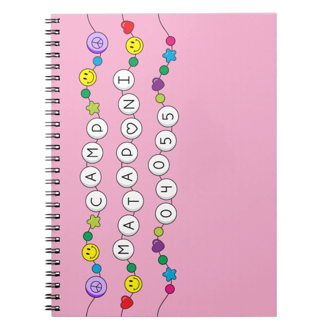 Camp Mataponi Friendship Bracelet Notebook (Front)