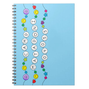 Camp Mataponi Friendship Bracelet Notebook