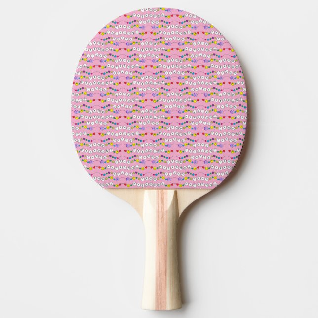 Camp Mataponi Friendship Bracelet Ping Pong Paddle (Front)